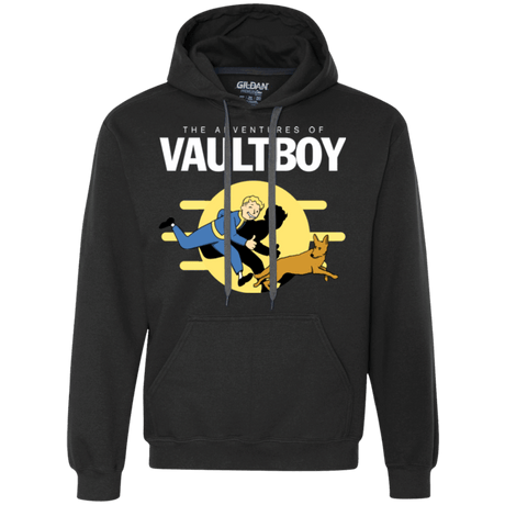 Sweatshirts Black / Small Boy and his dog Premium Fleece Hoodie