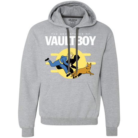 Sweatshirts Sport Grey / Small Boy and his dog Premium Fleece Hoodie