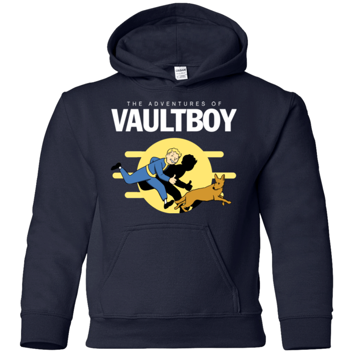 Sweatshirts Navy / YS Boy and his dog Youth Hoodie
