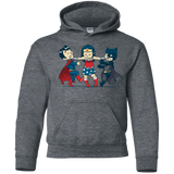 Sweatshirts Dark Heather / YS Boys Youth Hoodie