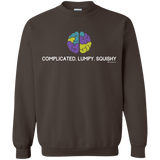 Sweatshirts Dark Chocolate / Small Brain Crewneck Sweatshirt