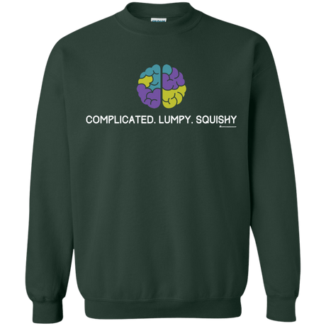 Sweatshirts Forest Green / Small Brain Crewneck Sweatshirt