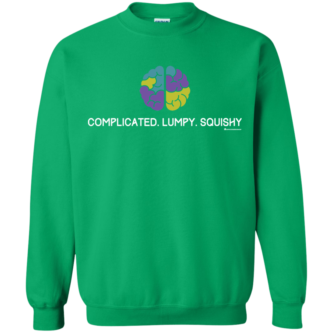 Sweatshirts Irish Green / Small Brain Crewneck Sweatshirt