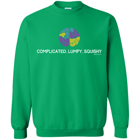 Sweatshirts Irish Green / Small Brain Crewneck Sweatshirt