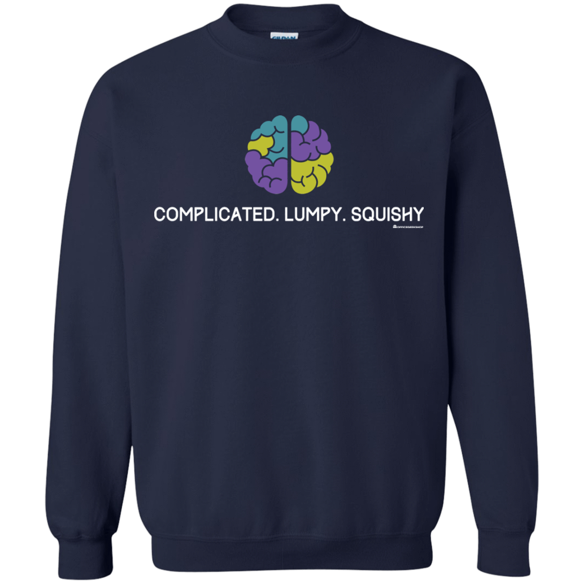 Sweatshirts Navy / Small Brain Crewneck Sweatshirt