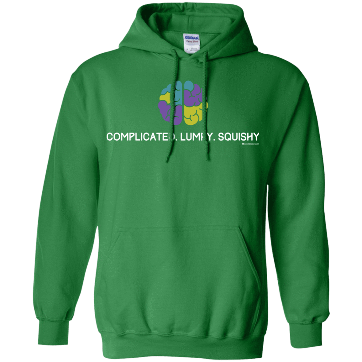 Sweatshirts Irish Green / Small Brain Pullover Hoodie