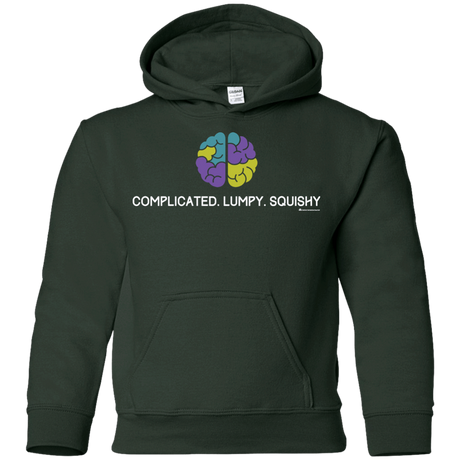 Sweatshirts Forest Green / YS Brain Youth Hoodie