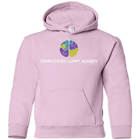 Sweatshirts Light Pink / YS Brain Youth Hoodie