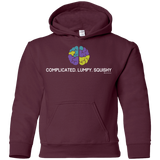 Sweatshirts Maroon / YS Brain Youth Hoodie