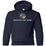 Sweatshirts Navy / YS Brain Youth Hoodie