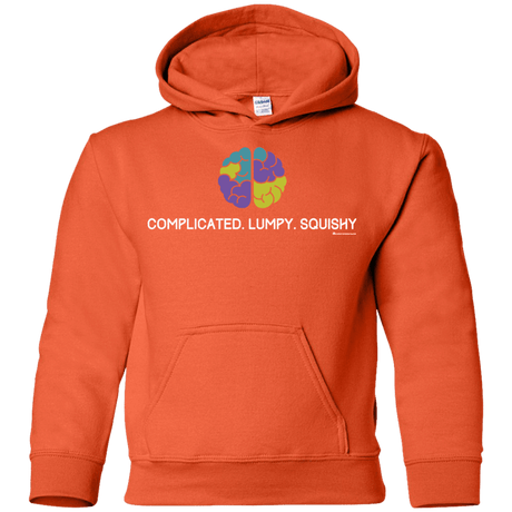 Sweatshirts Orange / YS Brain Youth Hoodie