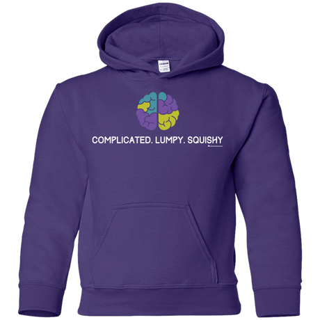 Sweatshirts Purple / YS Brain Youth Hoodie
