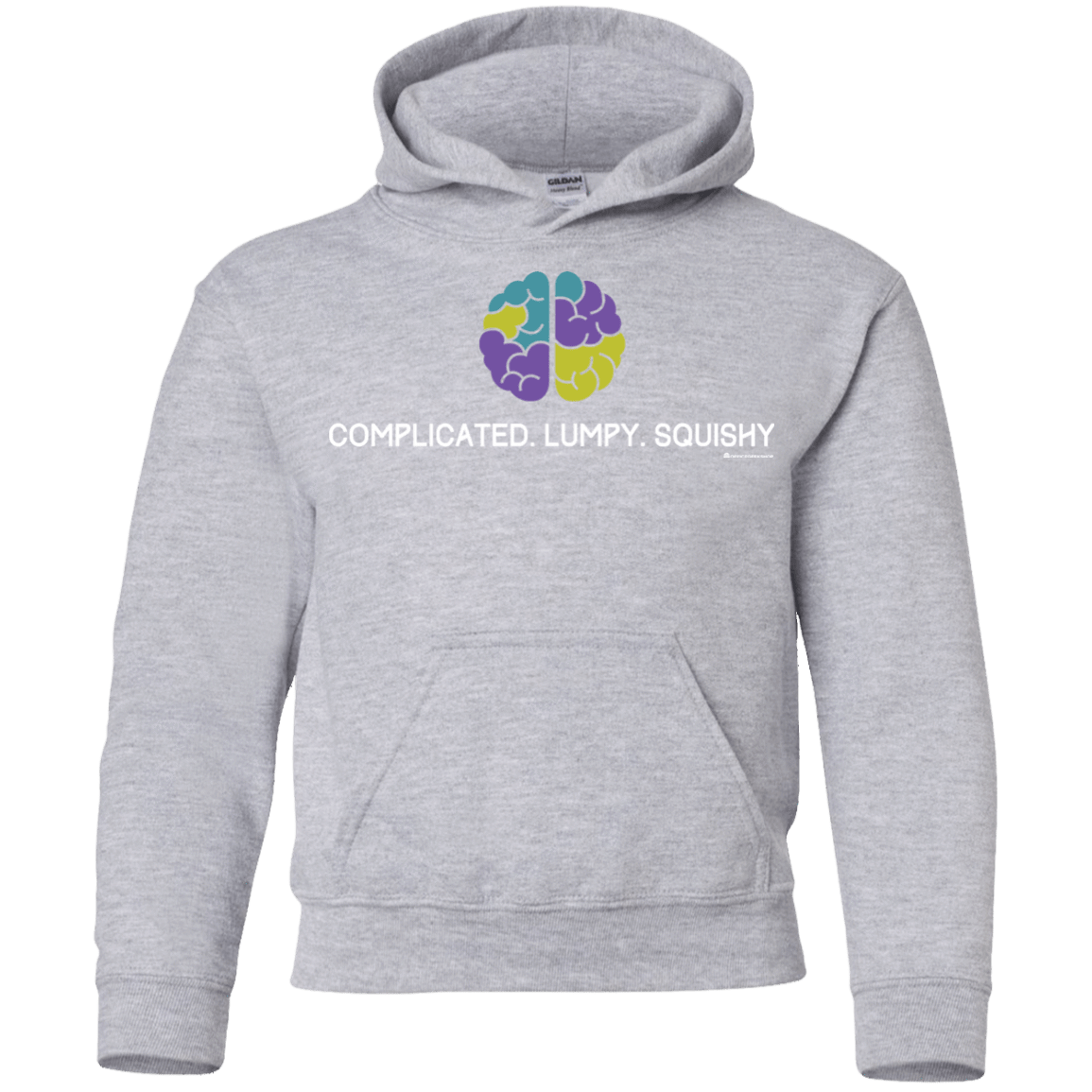 Sweatshirts Sport Grey / YS Brain Youth Hoodie