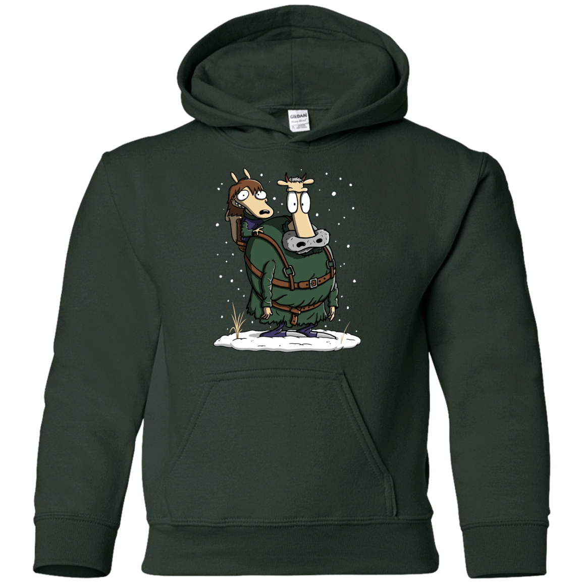 Sweatshirts Forest Green / YS Bran's Modern Life Youth Hoodie