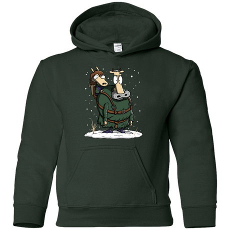 Sweatshirts Forest Green / YS Bran's Modern Life Youth Hoodie