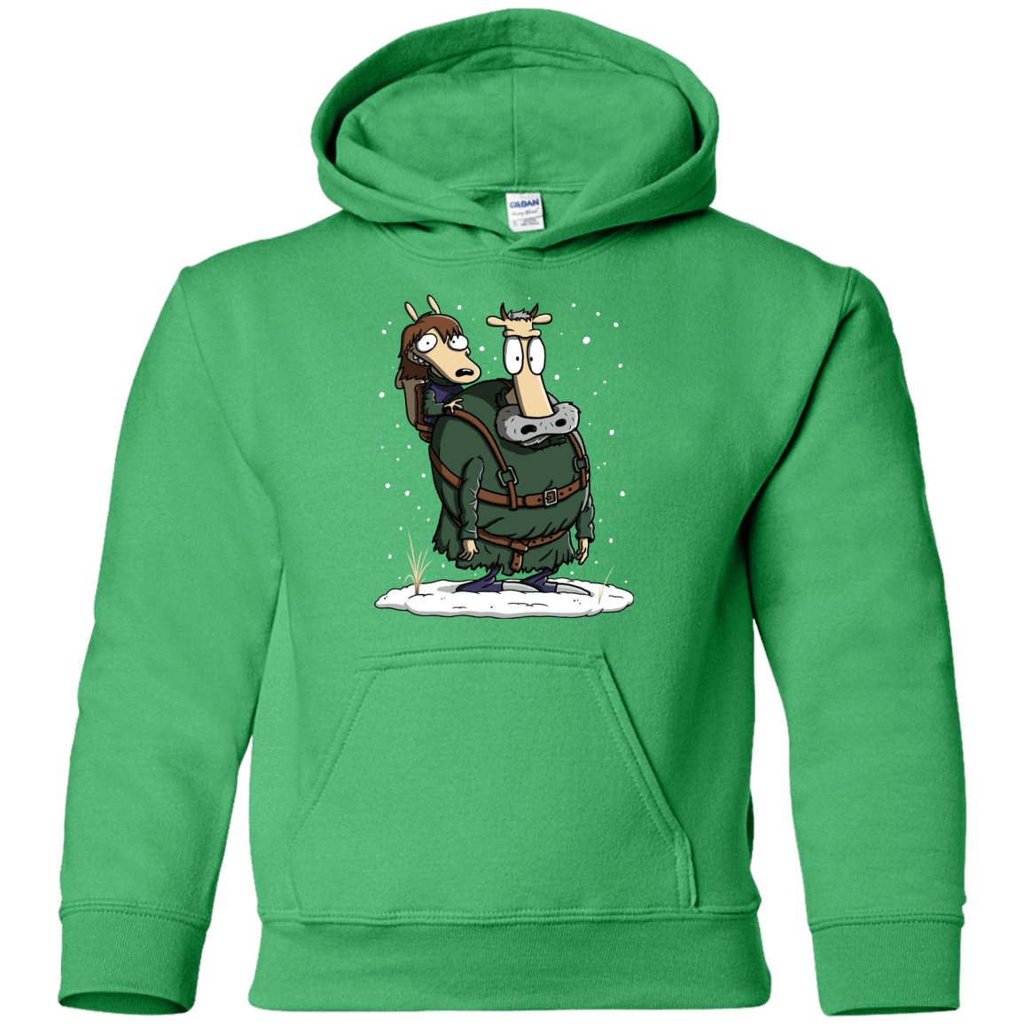 Sweatshirts Irish Green / YS Bran's Modern Life Youth Hoodie