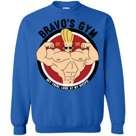 Sweatshirts Royal / Small Bravo's Gym Crewneck Sweatshirt