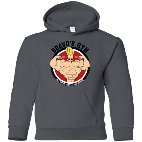 Sweatshirts Charcoal / YS Bravo's Gym Youth Hoodie