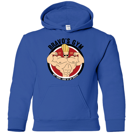 Sweatshirts Royal / YS Bravo's Gym Youth Hoodie