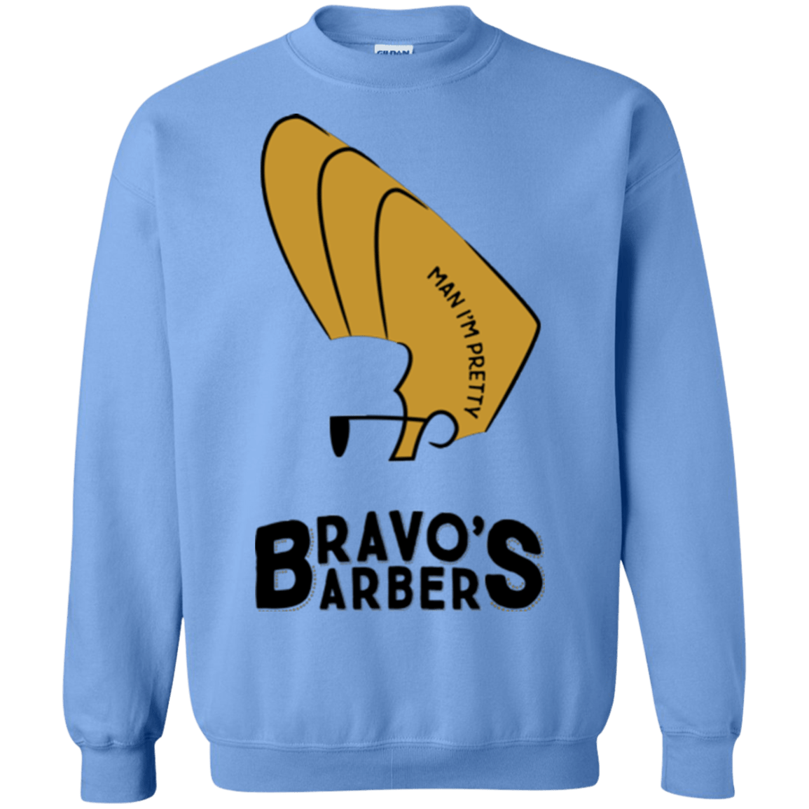 Sweatshirts Carolina Blue / S Bravos Barbers Crewneck Sweatshirt