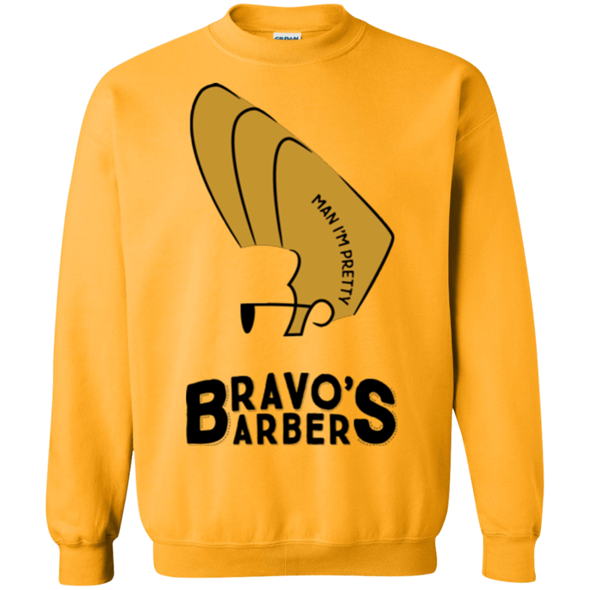 Sweatshirts Gold / S Bravos Barbers Crewneck Sweatshirt