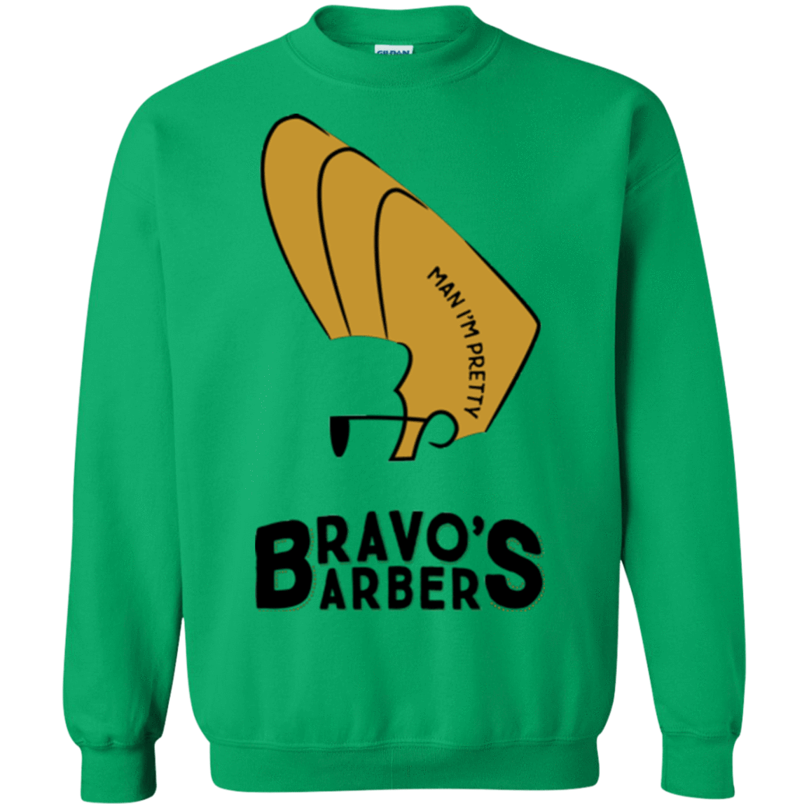 Sweatshirts Irish Green / S Bravos Barbers Crewneck Sweatshirt