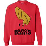 Sweatshirts Red / S Bravos Barbers Crewneck Sweatshirt