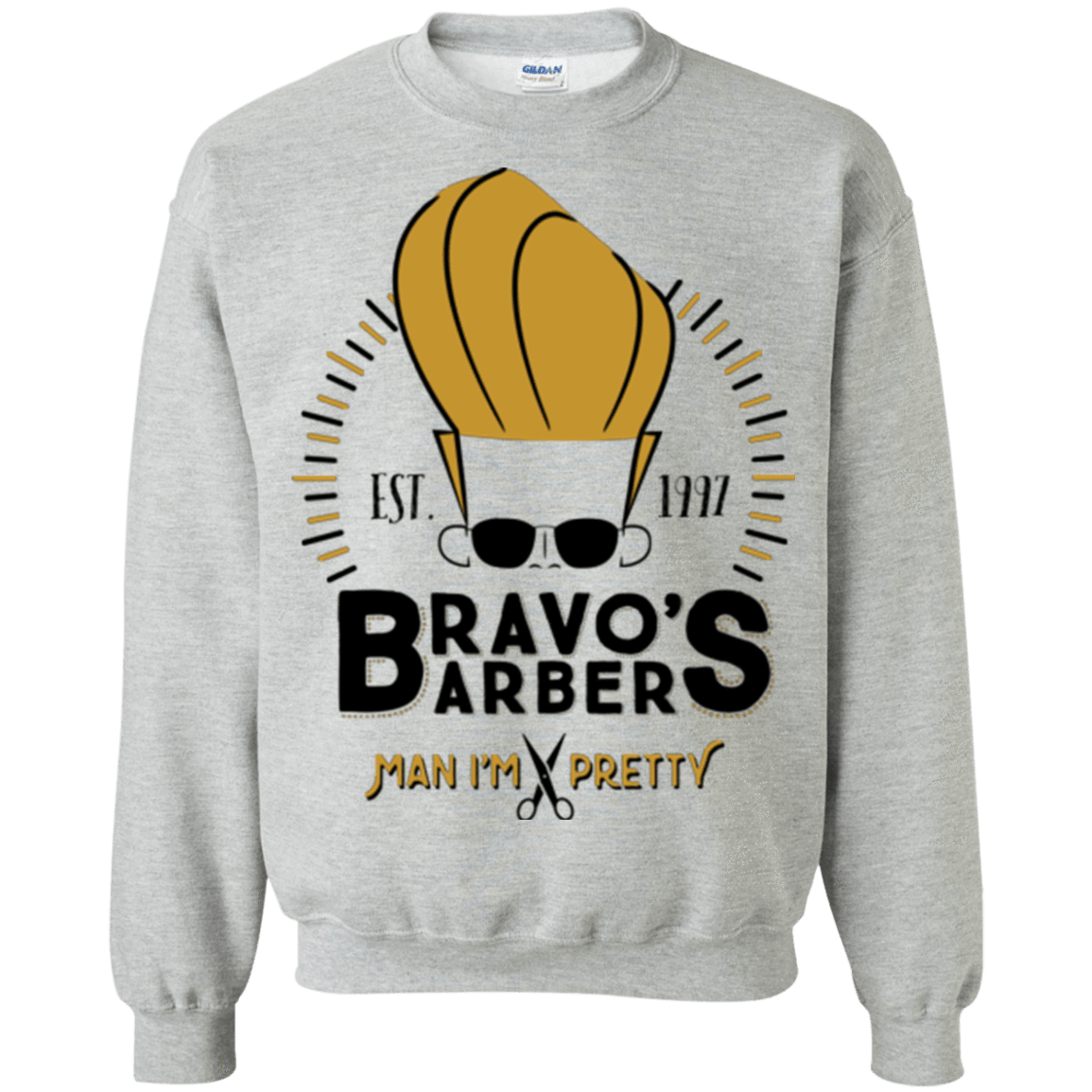 Sweatshirts Sport Grey / Small Bravos Barbers Crewneck Sweatshirt