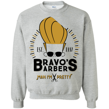 Sweatshirts Sport Grey / Small Bravos Barbers Crewneck Sweatshirt