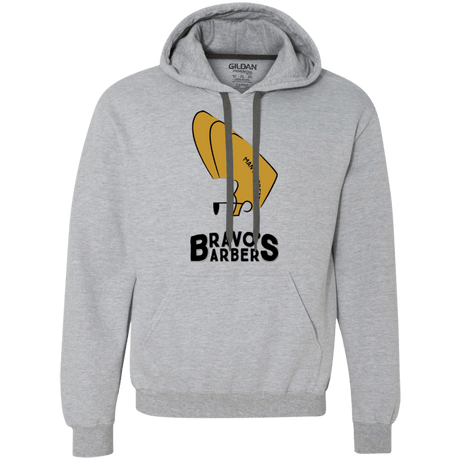 Sweatshirts Sport Grey / S Bravos Barbers Premium Fleece Hoodie