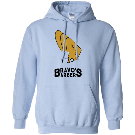 Sweatshirts Light Blue / S Bravos Barbers Pullover Hoodie