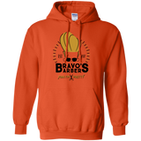 Sweatshirts Orange / Small Bravos Barbers Pullover Hoodie