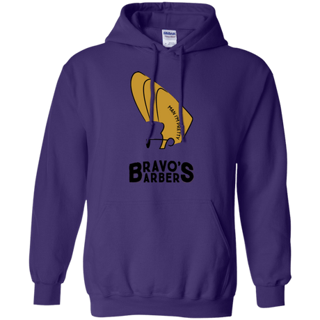 Sweatshirts Purple / S Bravos Barbers Pullover Hoodie