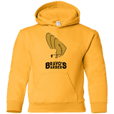 Sweatshirts Gold / YS Bravos Barbers Youth Hoodie