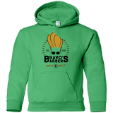 Sweatshirts Irish Green / YS Bravos Barbers Youth Hoodie