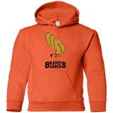 Sweatshirts Orange / YS Bravos Barbers Youth Hoodie