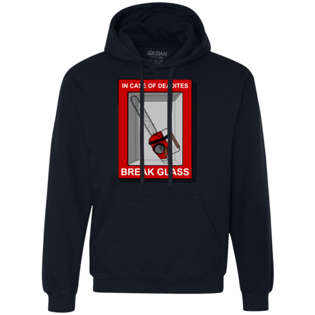 Sweatshirts Navy / Small Break Glass Premium Fleece Hoodie