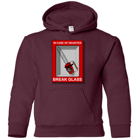 Sweatshirts Maroon / YS Break Glass Youth Hoodie