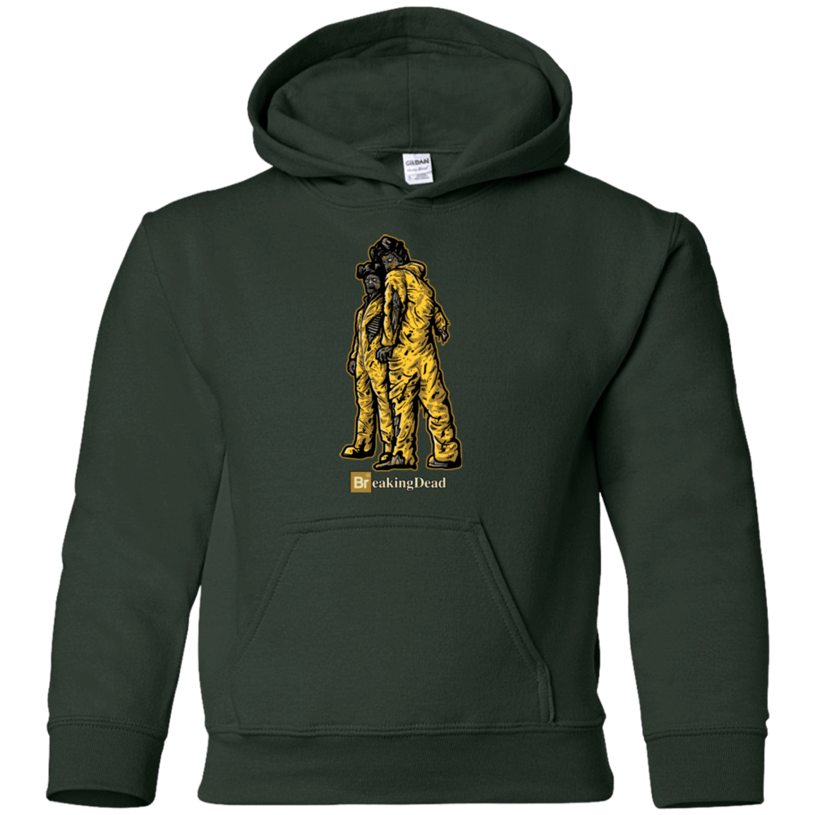 Sweatshirts Forest Green / YS BREAKING DEAD Youth Hoodie