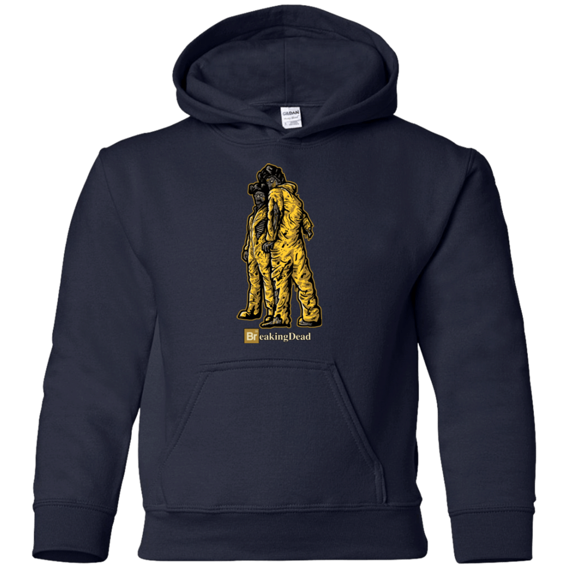 Sweatshirts Navy / YS BREAKING DEAD Youth Hoodie