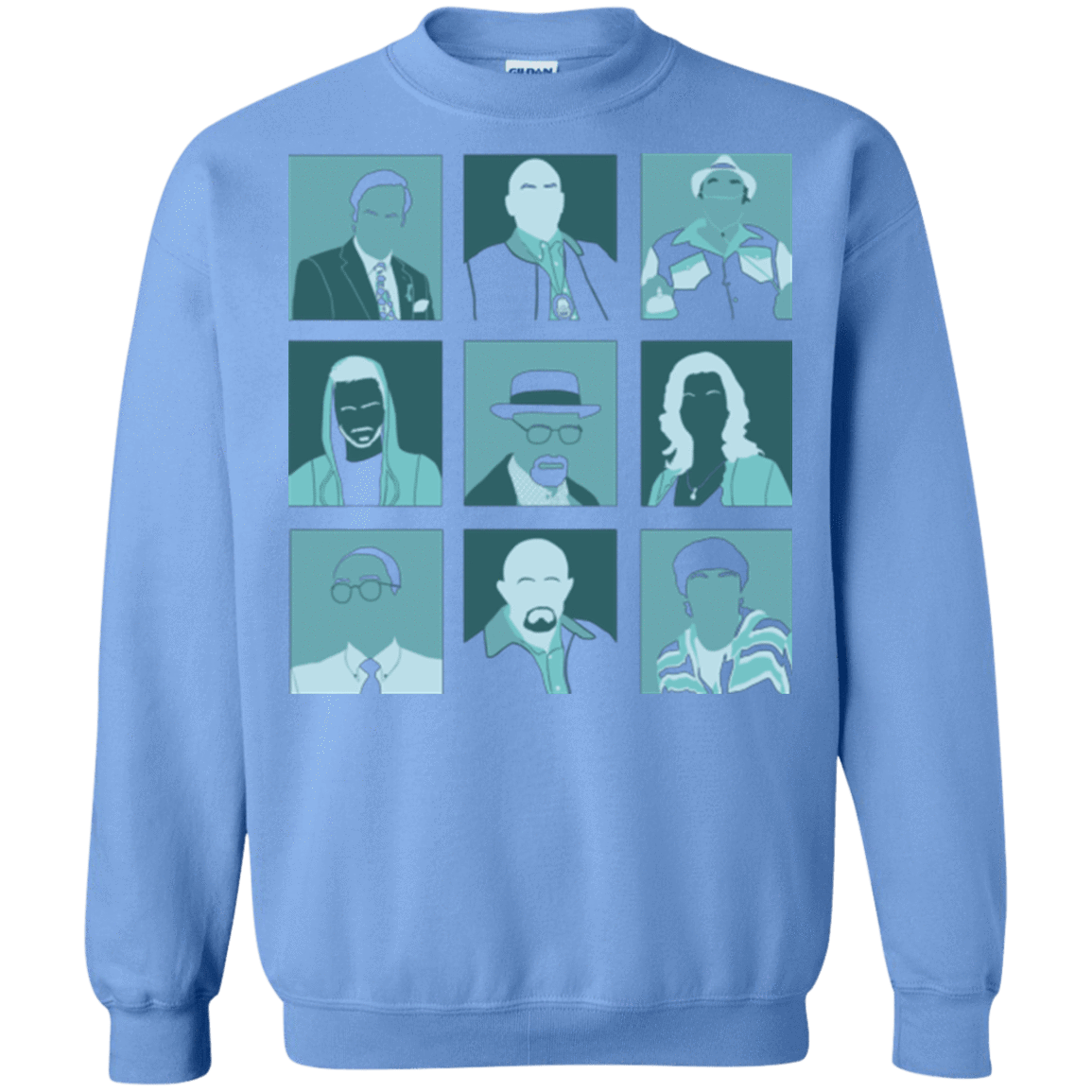 Sweatshirts Carolina Blue / Small Breaking Pop Crewneck Sweatshirt