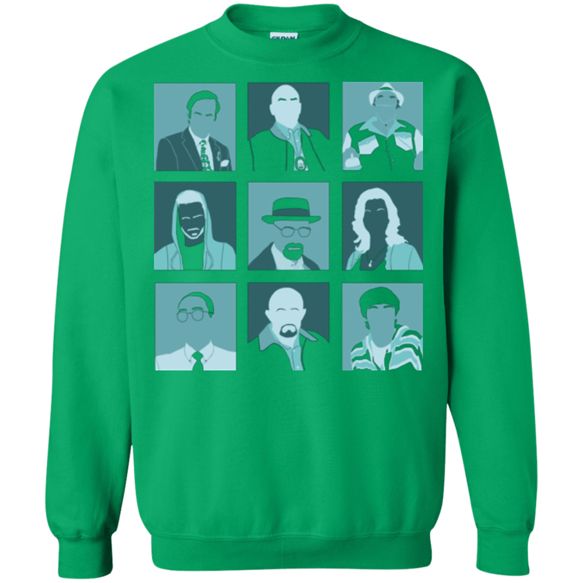 Sweatshirts Irish Green / Small Breaking Pop Crewneck Sweatshirt