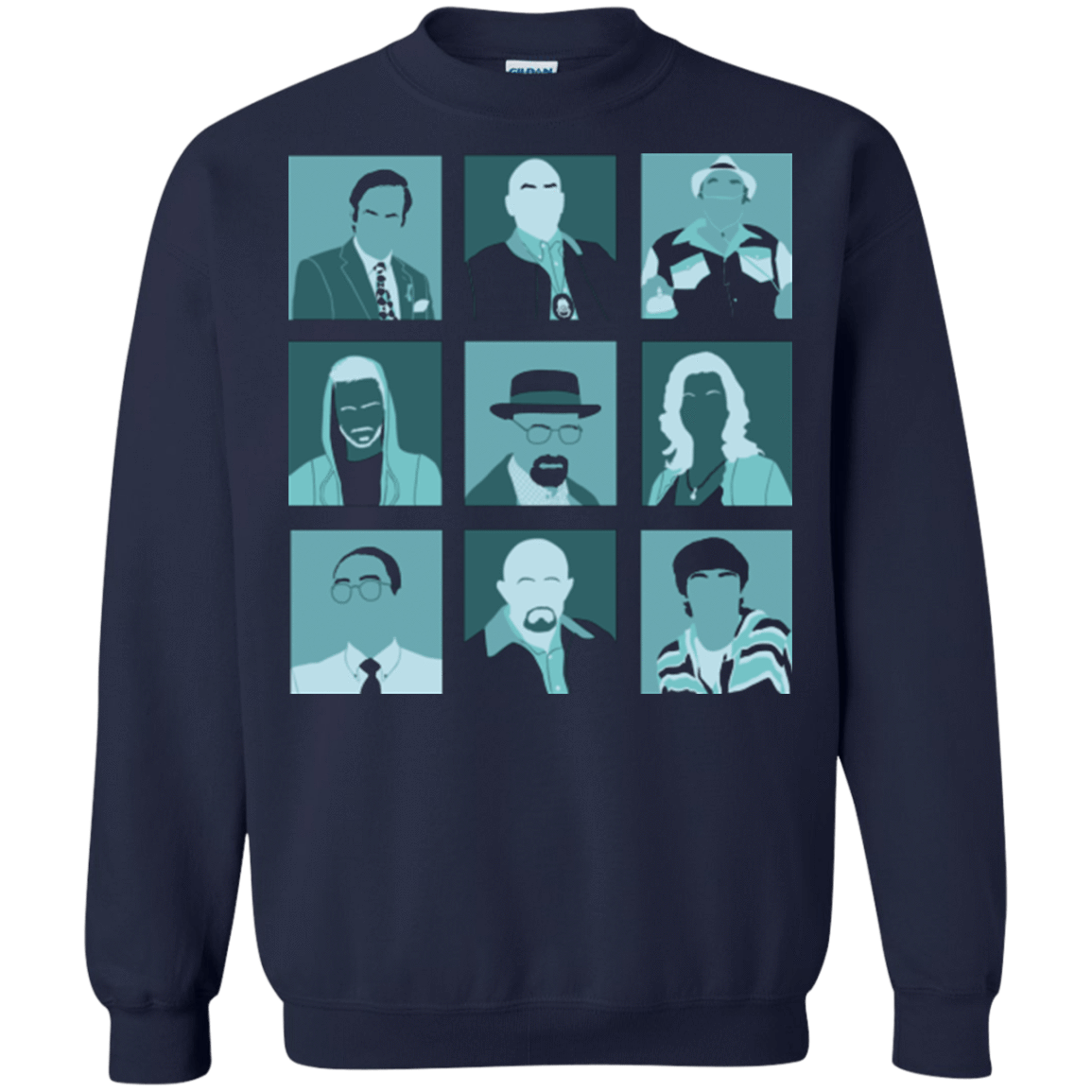 Sweatshirts Navy / Small Breaking Pop Crewneck Sweatshirt