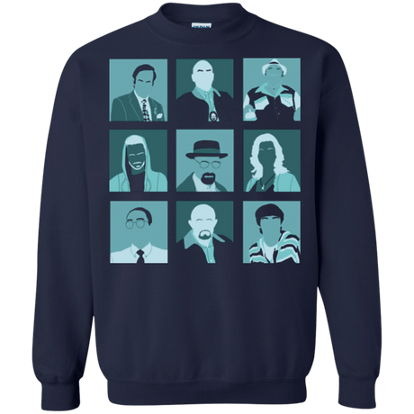 Sweatshirts Navy / Small Breaking Pop Crewneck Sweatshirt