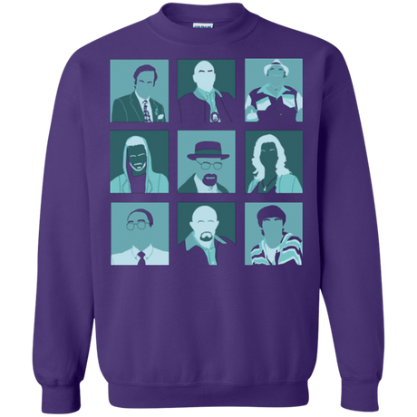 Sweatshirts Purple / Small Breaking Pop Crewneck Sweatshirt