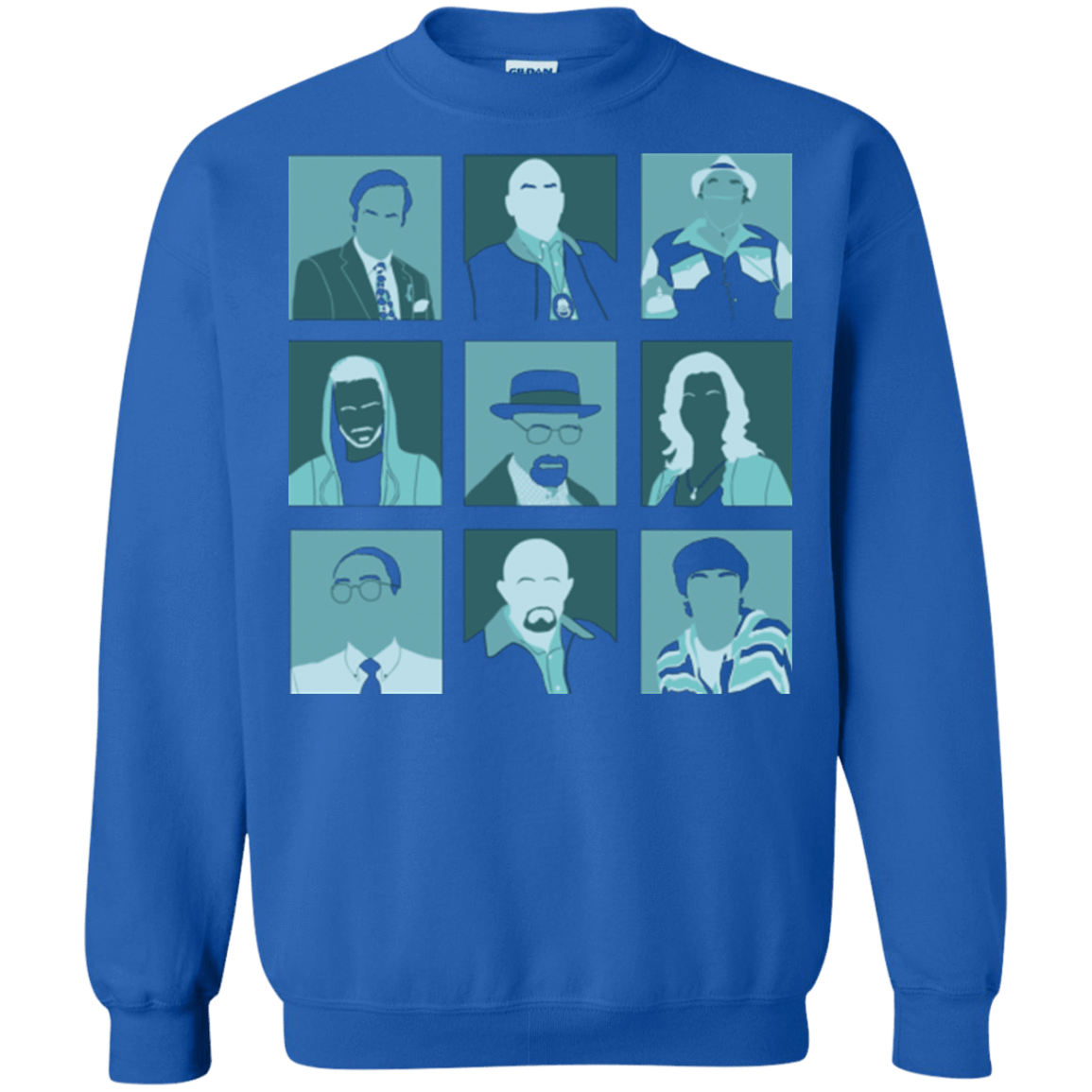 Sweatshirts Royal / Small Breaking Pop Crewneck Sweatshirt