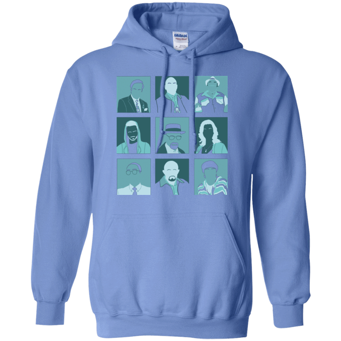 Sweatshirts Carolina Blue / Small Breaking Pop Pullover Hoodie