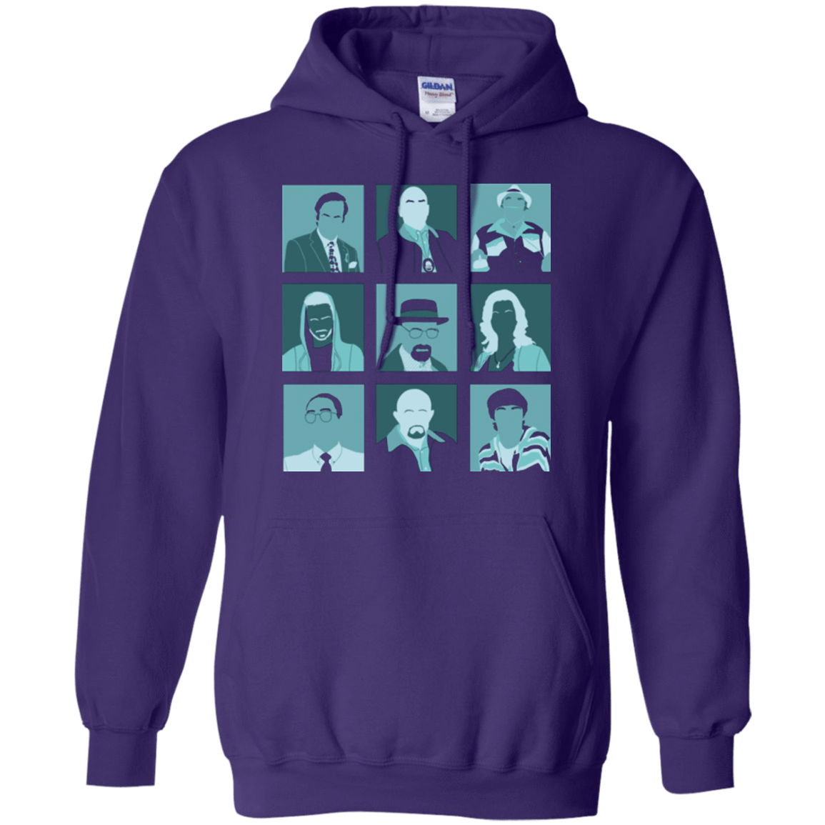 Sweatshirts Purple / Small Breaking Pop Pullover Hoodie