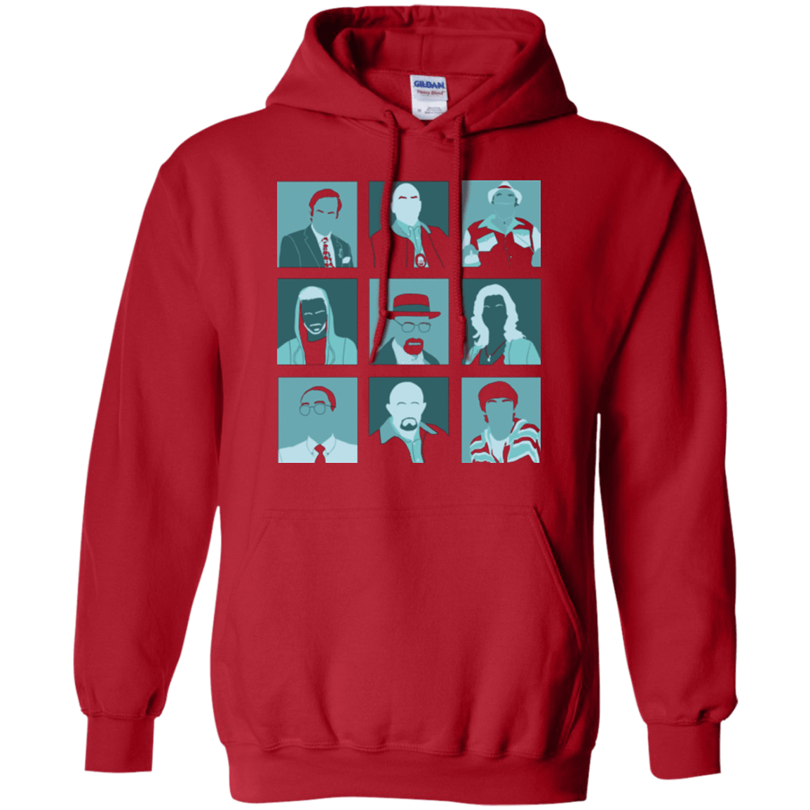 Sweatshirts Red / Small Breaking Pop Pullover Hoodie