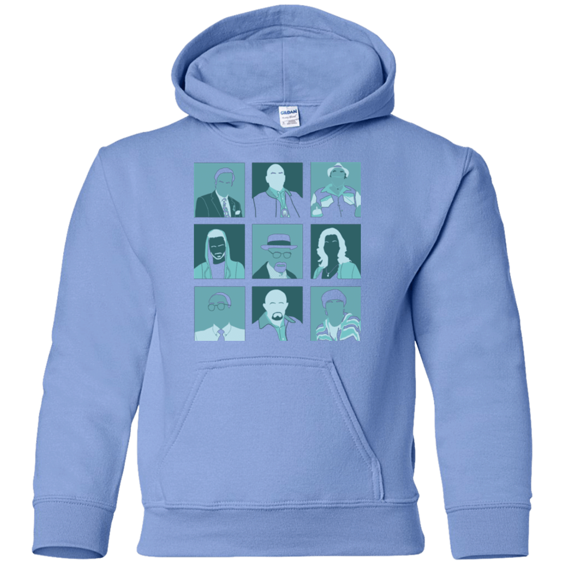 Sweatshirts Carolina Blue / YS Breaking Pop Youth Hoodie